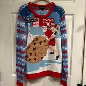 Men’s Ugly Christmas Sweater-Blizzard Bay size S pullover sweater- NWT